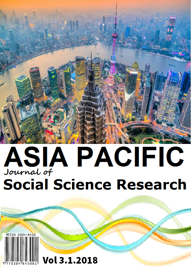 Vol. 3 No. 1 (2018) V3.1.2018  Asia Pacific Journal of Social Science