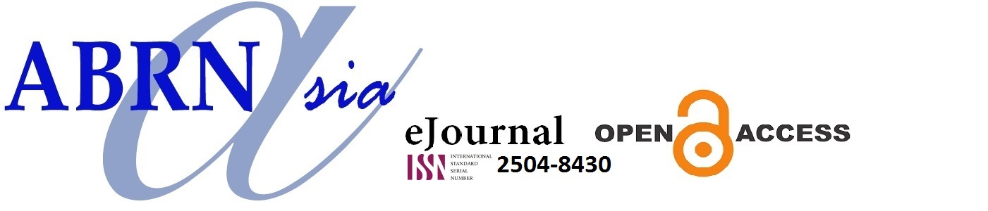 ASIA PACIFIC JOURNAL OF SOCIAL SCIENCE RESEARCH